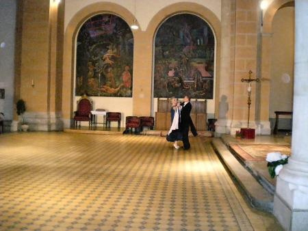 Tanzmeditation Altarraum Kaiserjubilumskirche Mexikoplatz 2009